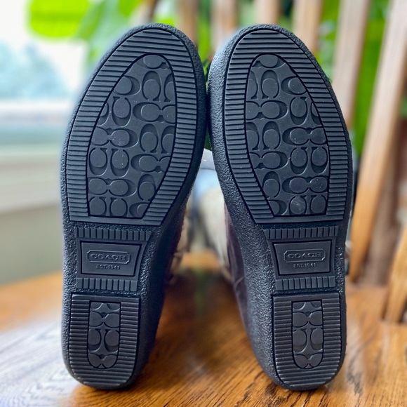 $228 NEW! COACH RABBIT FUR Signature THEONA Winter Snow Boot 6 - Picture 11 of 12